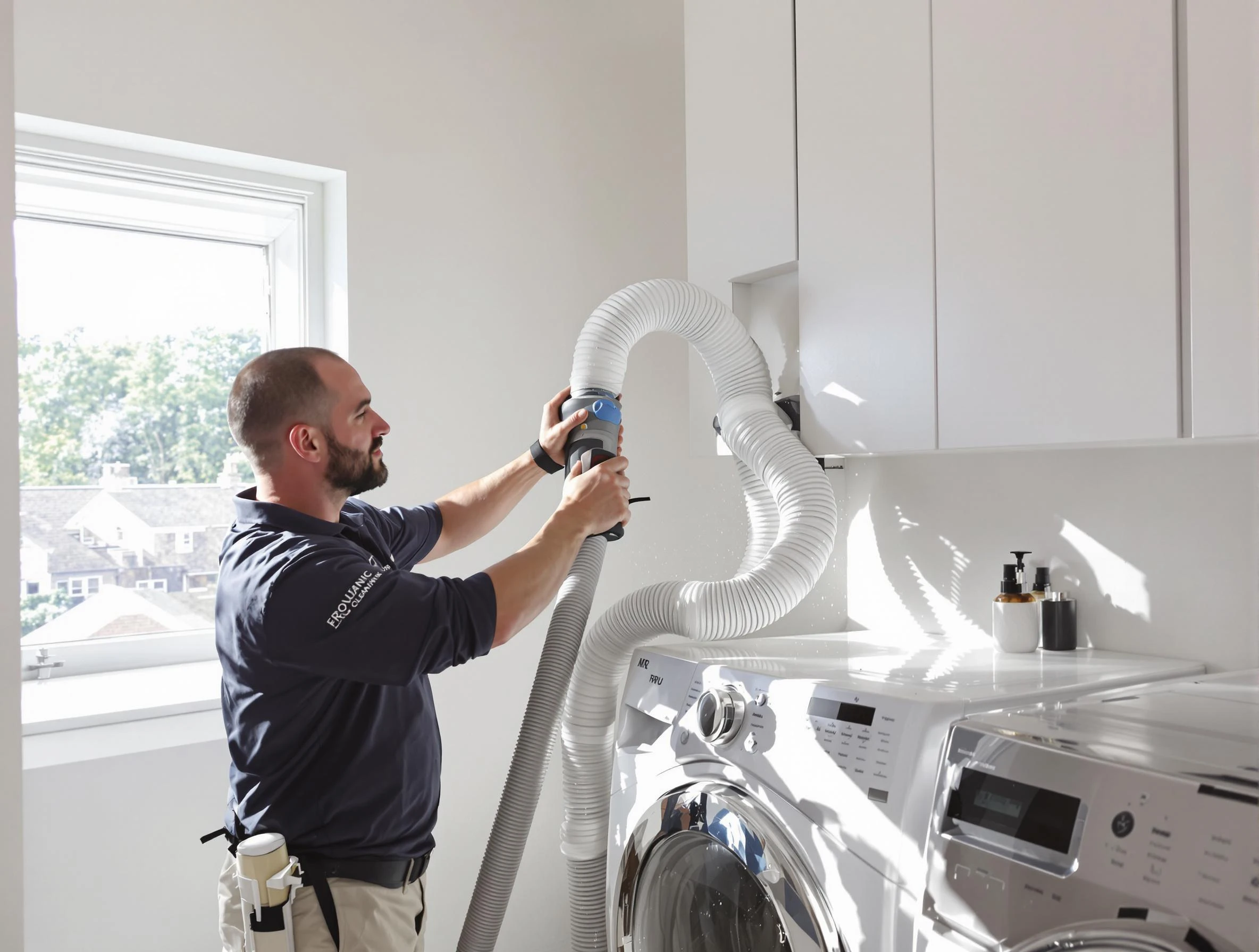 Certified Todd Creek Dryer Vent Cleaning technician performing dryer vent cleaning in Todd Creek
