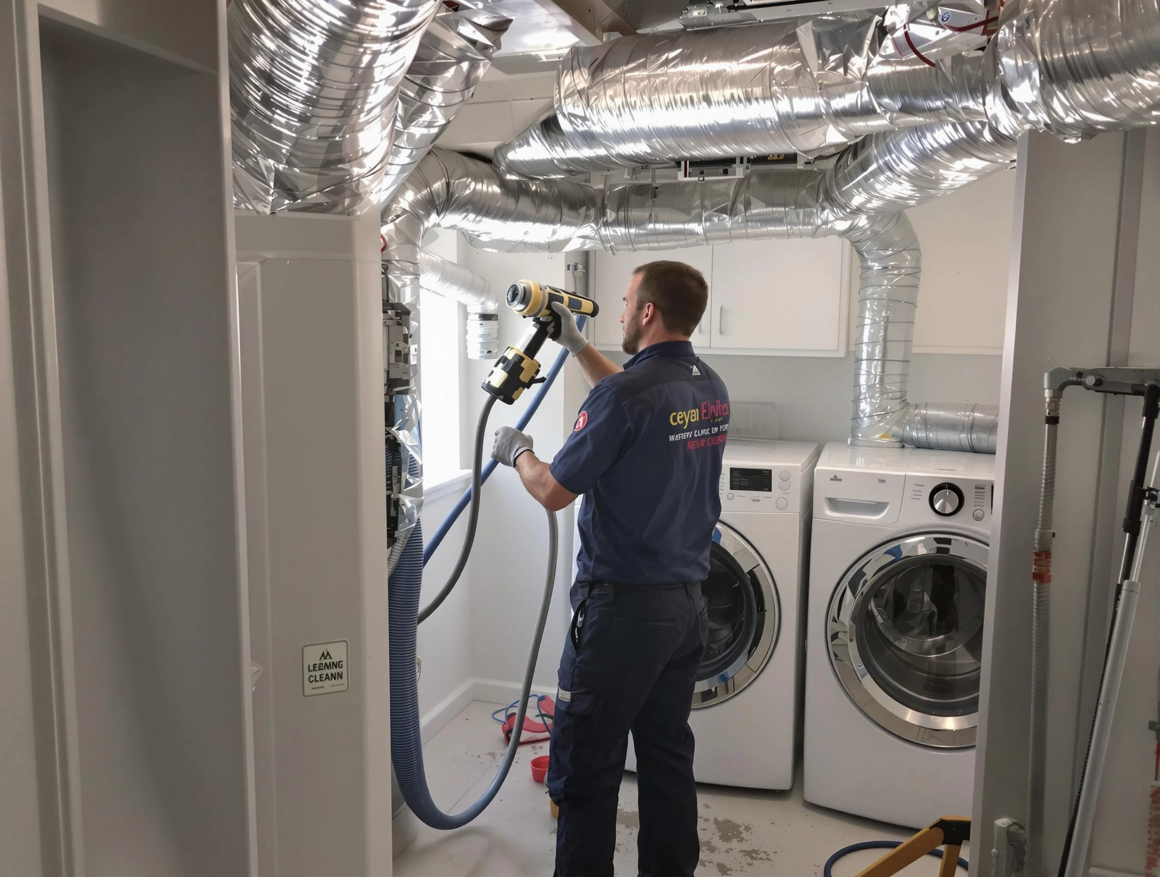 Todd Creek Dryer Vent Cleaning specialist using advanced equipment for thorough duct cleaning in Todd Creek